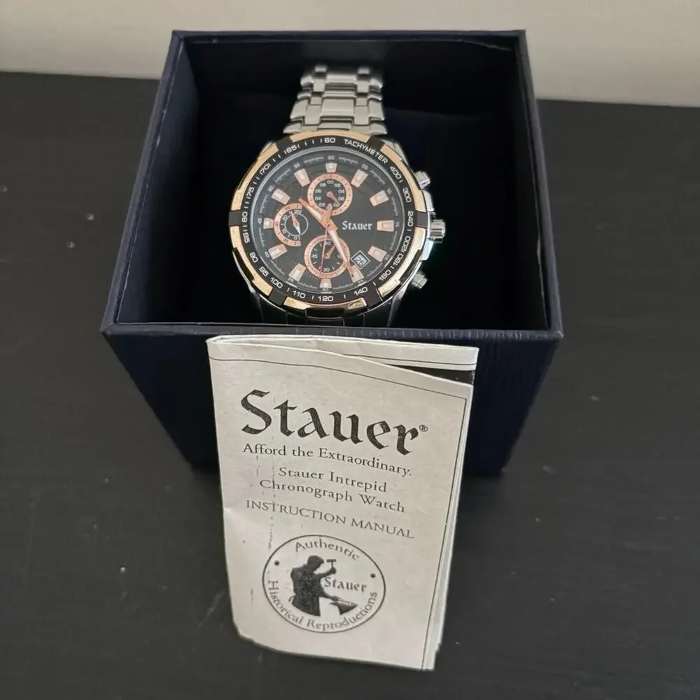 Stauer Intrepid Chronograph watch